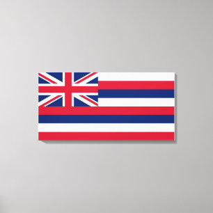 Vlag van Hawaii (VS-staat) Canvas Afdruk
