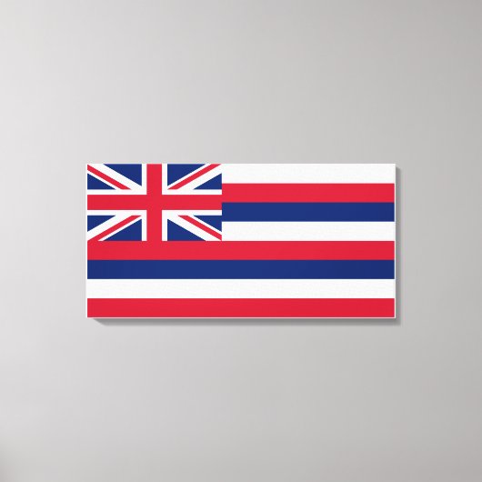 Vlag van Hawaii (VS-staat) Canvas Afdruk (Voorkant)