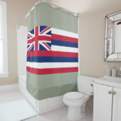 Vlag van Hawaii (VS-staat) Douchegordijn (In situ)