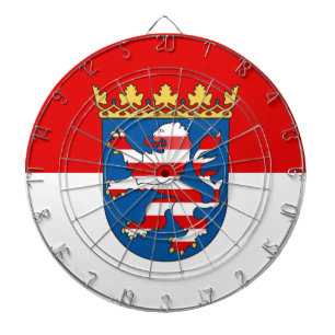 Vlag van Hesse Dartboard Dartbord