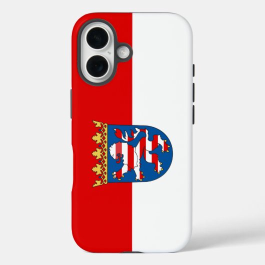 Vlag van Hessen Case-Mate iPhone Case (Achterkant)