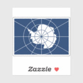 Vlag van het Antarctisch Verdrag Sticker (Vel)