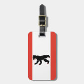 Vlag van het Bagagelabel Berlijn (Voorkant verticaal)