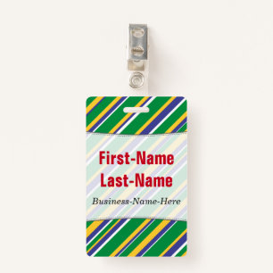 Vlag van het Braziliaanse geïnspireerde patroon va Badge