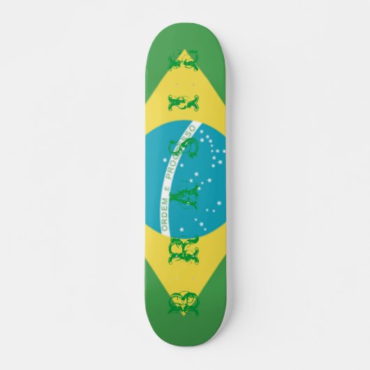 Vlag van het Braziliaanse Skateboard (Voorkant)