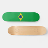 Vlag van het Braziliaanse Skateboard (Horizontaal)