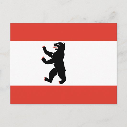 Vlag van het Briefkaart Berlijn (Voorkant)