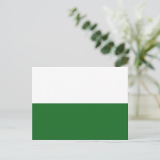 Vlag van het Briefkaart Saksen (Staand voorkant)