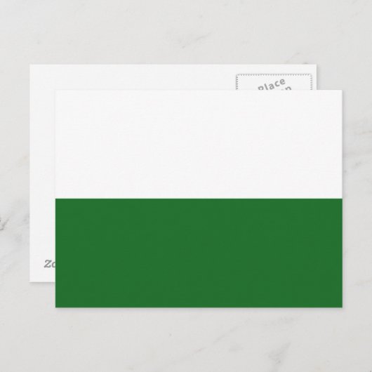 Vlag van het Briefkaart Saksen (Voorkant / Achterkant)