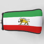 vlag van het Constitutioneel Monarchie van Iran (1 Golfheadcover (Voorkant)