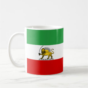 vlag van het Constitutioneel Monarchie van Iran (1 Koffiemok
