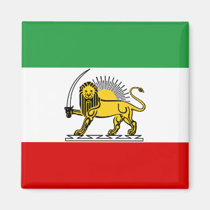vlag van het Constitutioneel Monarchie van Iran (1 Magneet