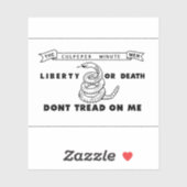 Vlag van het Culpeper-Minutemen Sticker (Vel)