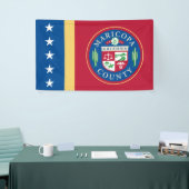 Vlag van het district Maricopa (Arizona) Spandoek (Beurs)