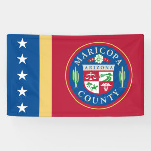 Vlag van het district Maricopa (Arizona) Spandoek