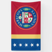 Vlag van het district Maricopa (Arizona) Spandoek (Verticaal)