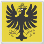 Vlag van het district Oberhasli, Zwitserland Sticker (Voorkant)