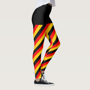 Vlag van het Duitse geïnspireerde patroon van gek Leggings