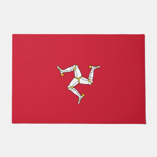 Vlag van het eiland Man Deurmat (Voorkant)
