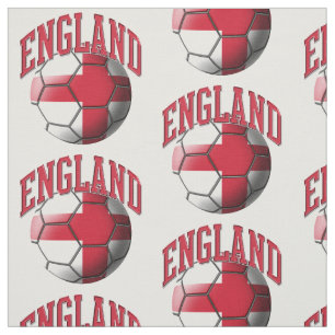 Vlag van het Engelse Voetbal Pattern Stof