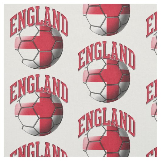 Vlag van het Engelse Voetbal Pattern Stof (Swatch)