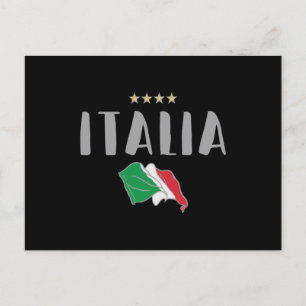 Vlag van het Football Ventilator Shirt in Italië Briefkaart
