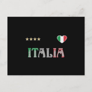 Vlag van het Football Ventilator Shirt in Italië Briefkaart