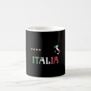 Vlag van het Football Ventilator Shirt in Italië Koffiemok