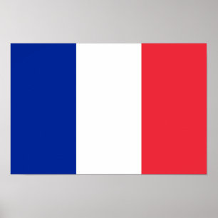 Vlag van het Franse Poster