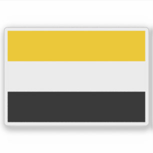 Vlag van het Garifuna volk, Midden-Amerika Sticker