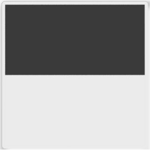 Vlag van het kanton Fribourg, Zwitserland Sticker