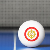 Vlag van het Koninkrijk Sikkim Pingpongballen (Net)