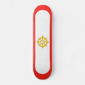 Vlag van het Koninkrijk Sikkim Skateboard (Voorkant)