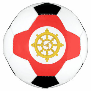 Vlag van het Koninkrijk Sikkim Voetbal