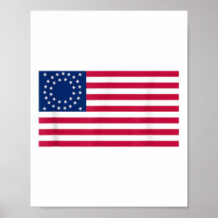 Vlag van het leger van de Unie - 35 staten Poster