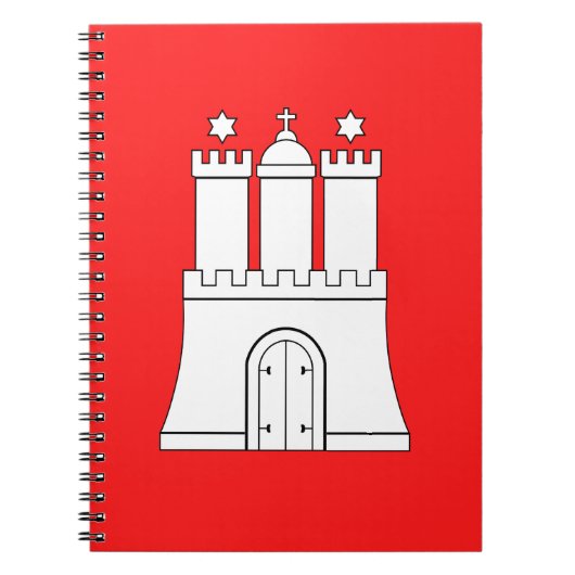 Vlag van het Notitieboek Hamburg (Voorkant)