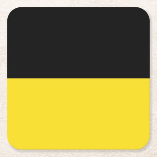 Vlag van het Onderzetter Baden-Württemberg Square  (Voorkant)