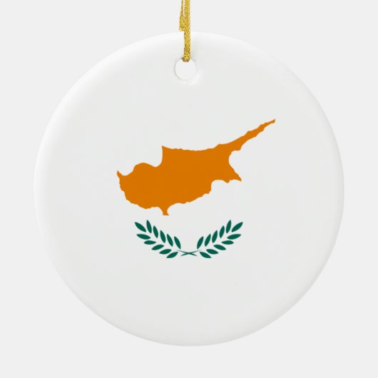 Vlag van het Ornament Cyprus (Achterkant)