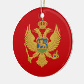 Vlag van het Ornament Montenegro (Links)