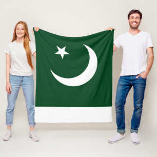 Vlag van het Pakistaanse medium Fleece Deken