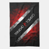 Vlag van het Patroon van de Dot van Trinidad en To Theedoek (Verticaal)