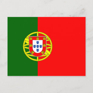 Vlag van het Portugese Briefkaart