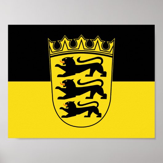 Vlag van het Poster Baden-Württemberg (Voorkant)