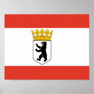 Vlag van het Poster Berlijn