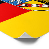 Vlag van het Poster Saarland (Hoek)