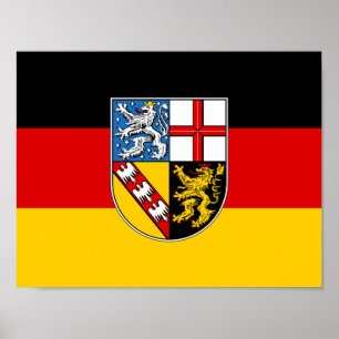Vlag van het Poster Saarland