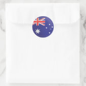 Vlag van het Ronde van Australië Ronde Sticker (Tas)