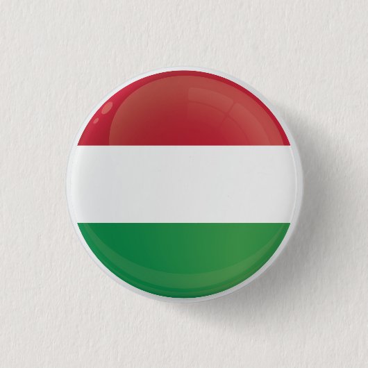 vlag van het rondpictogram Hongarije Ronde Button 3,2 Cm (Voorkant)