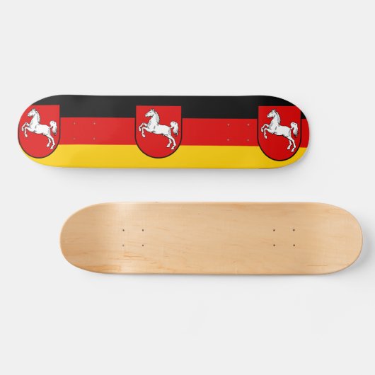 Vlag van het Skateboard van Nedersaksen (Horizontaal)