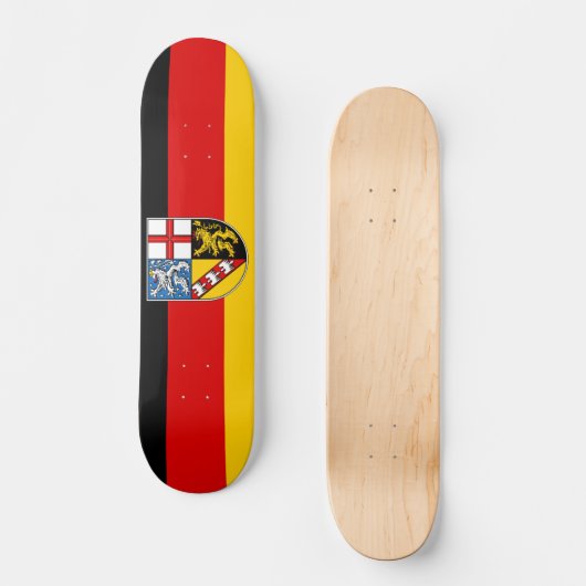 Vlag van het Skateboard van Saarland (Voorkant)